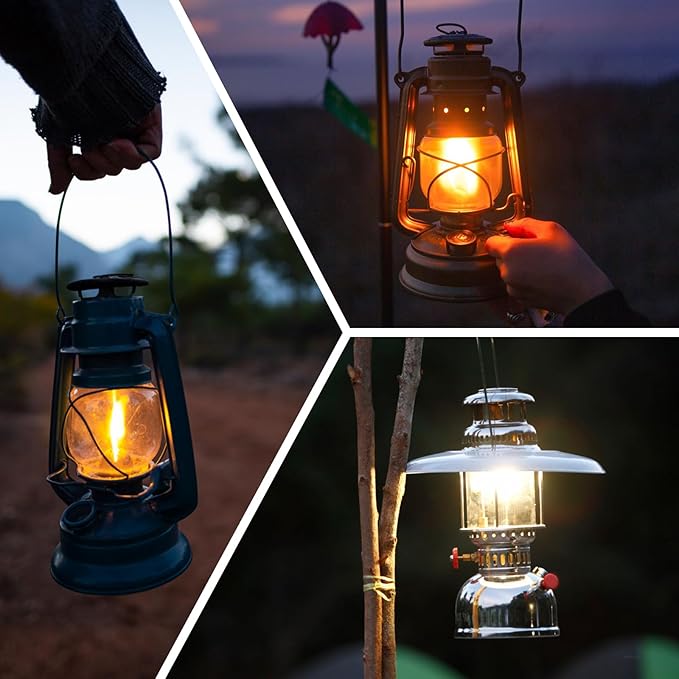 12 Pack Lantern Mantles Gas Lantern Mantles 3-Layer Gas Mantles Accordion Shape #95 Insta-Clip