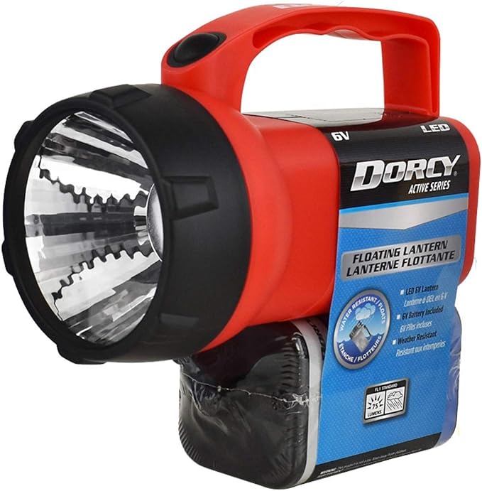 Dorcy 35-Lumen Floating Waterproof LED Flashlight Lantern, Assorted Colors (41-2081)