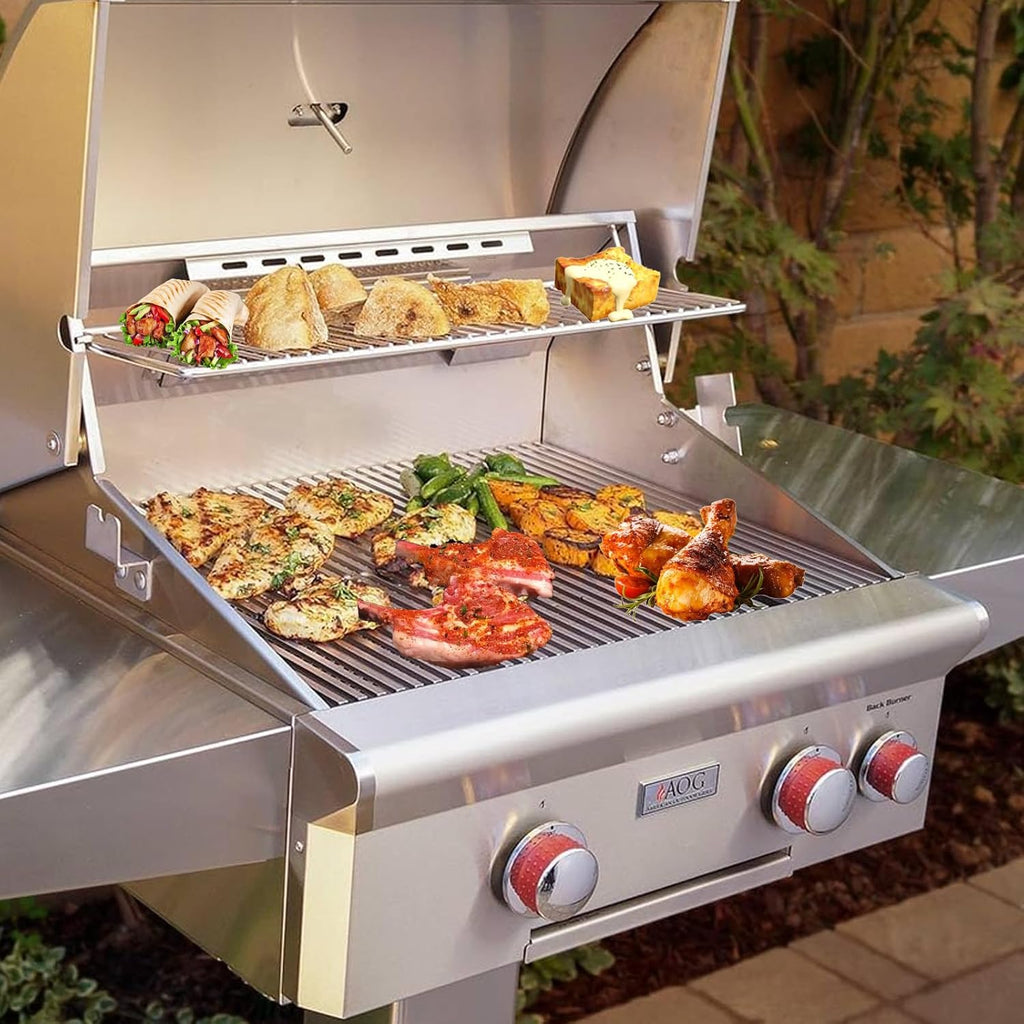 18" Stainless Steel Cooking Grates Replacement Parts for American Outdoor 30" Grill 30PC 30NB 30NBL 30NBT 30B-11 for AOG Grill 30 Inch Gas Grill