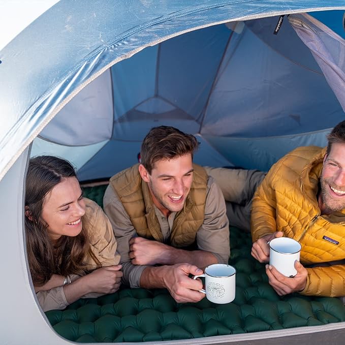 Naturehike Cloud-Up 3 Person Lightweight Backpacking Tent with Footprint - 3 Season Free Standing Dome Camping Hiking Waterproof Backpack Tents