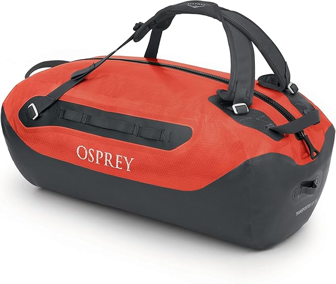 Osprey Transporter Waterproof 70L Duffel Bag, Mars Orange