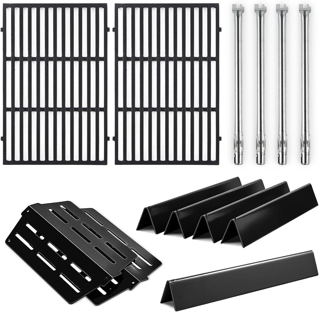 Genesis E-330 4 Burner 62752 7524 Grates 7620 7621 Flavorizer Bars 65505 Heat Deflectors Replacement Parts for Weber Genesis Grill Parts 300 Series E-310 E-320 S-310 S320 S-330 EP-310 EP-320 EP-330