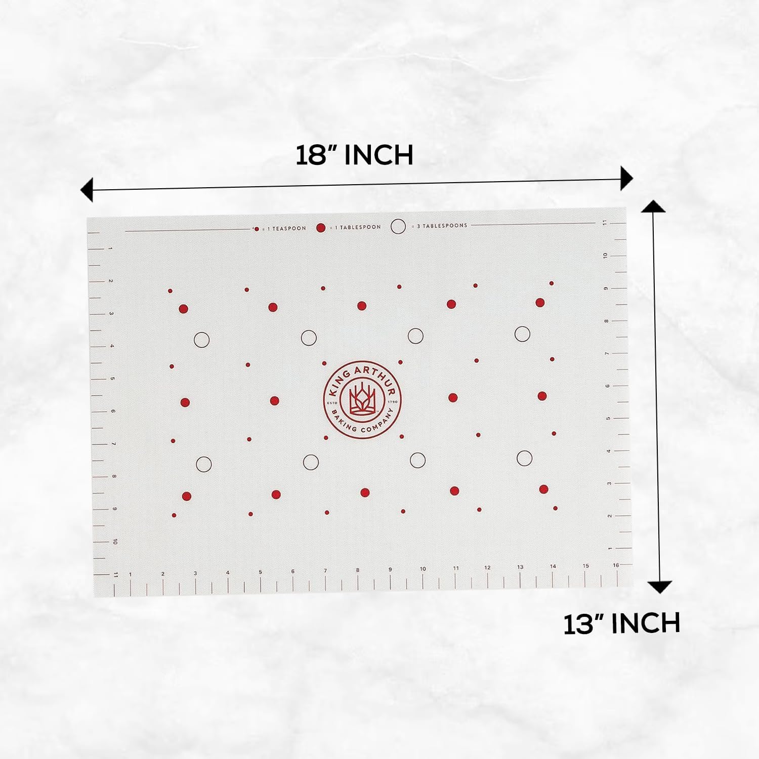 King Arthur Baking Company Cookie Mat, Non-Stick Silicone