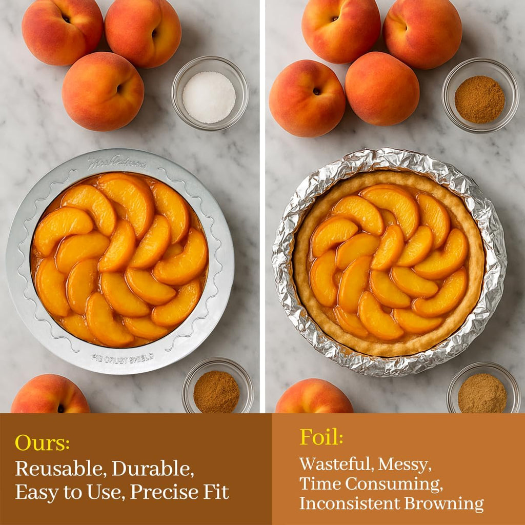 Mrs. Anderson’s Baking Pie Crust Protector Shield, Fits 8-Inch Plates