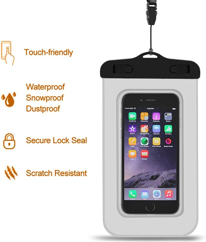 Unigear Dry Bag Waterproof, 2L/5L/10L/20L/30L/40L Floating and Lightweight Bags for Kayaking, Boating, Fishing, Swimming and Camping with Waterproof Phone Case