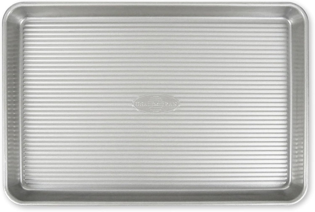 USA Pan Bakeware Nonstick Jelly Roll Baking Sheet Pan, Aluminized Steel