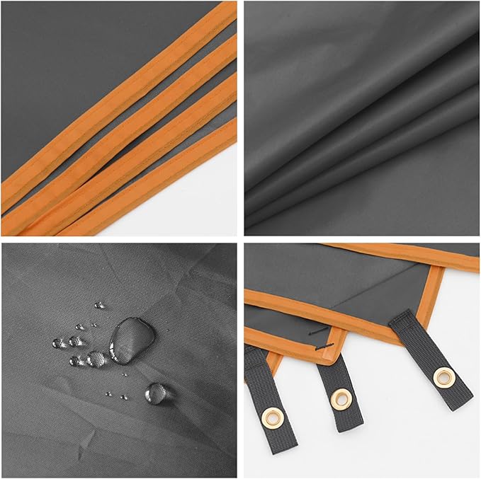 Wind Tour Portable Multifunctional Outdoor Camping Tarp Groundsheet Footprint Lightweight Floor and Ground Tarps for Camping Hiking with Carry Bag (51.2" x 83")