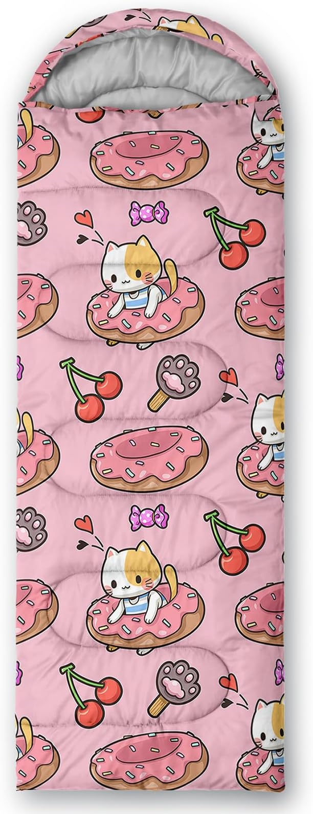 QOOMO Camping Sleeping Bags,3 Season Warm & Cool Weather,Lightweight,Waterproof Sleeping Bags for Adults & Kids,Traveling,and Outdoors,Camping Gear Equipment