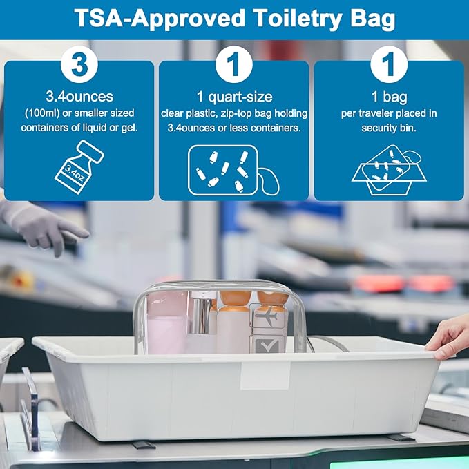 ANRUI Makeup Bags Clear Cosmetic Bag for Women Small Makeup Pouch for Girls/Kids Travel Toiletries Organizer Bags Waterproof Travel Liquids Storage Bags