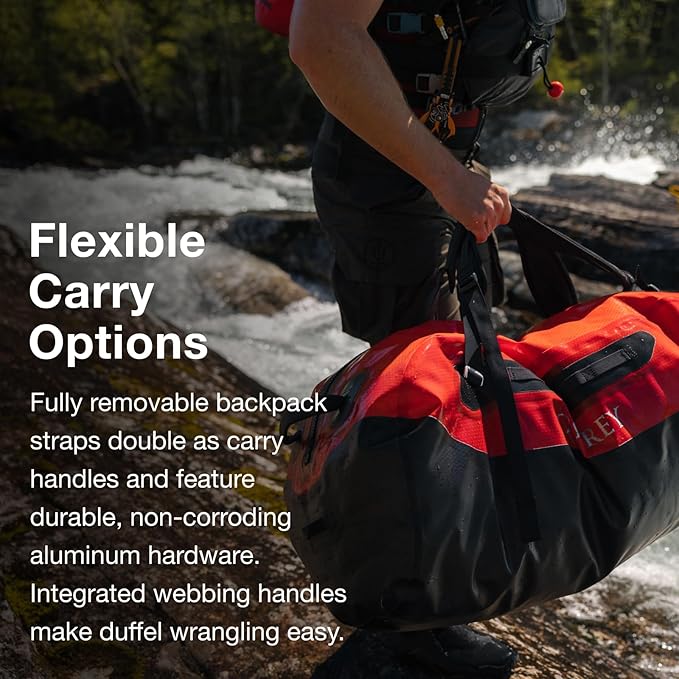 Osprey Transporter Waterproof 100L Duffel Bag, Mars Orange