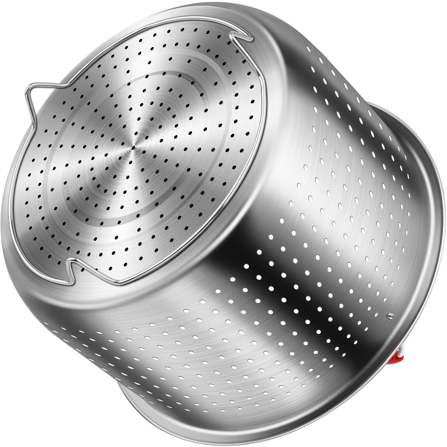 REDANT Vegetable Steamer Basket for Instant Pot Accessories 6 & 8 Qt - Stainless Steel Strainers and Colanders - Metal Strainer for Cooking Broccoli, Eggs, Pasta, Quinoa - with 2 Gloves, 6 Quart