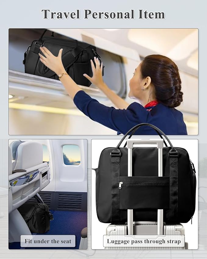 Gym Bag Womens,Travel Duffel Carry on Bag Sport Tote Bag Weekend Overnight Bag