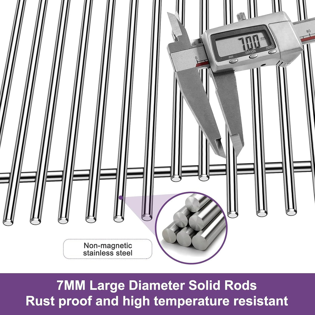 1 Pack 54911 Cooking Grid Grates with 2 Pack 54921 Replacement for Viking VGBQ 30 in T Series, VGBQ 41 in T Series, VGBQ 53 in T Series Gas Grill
