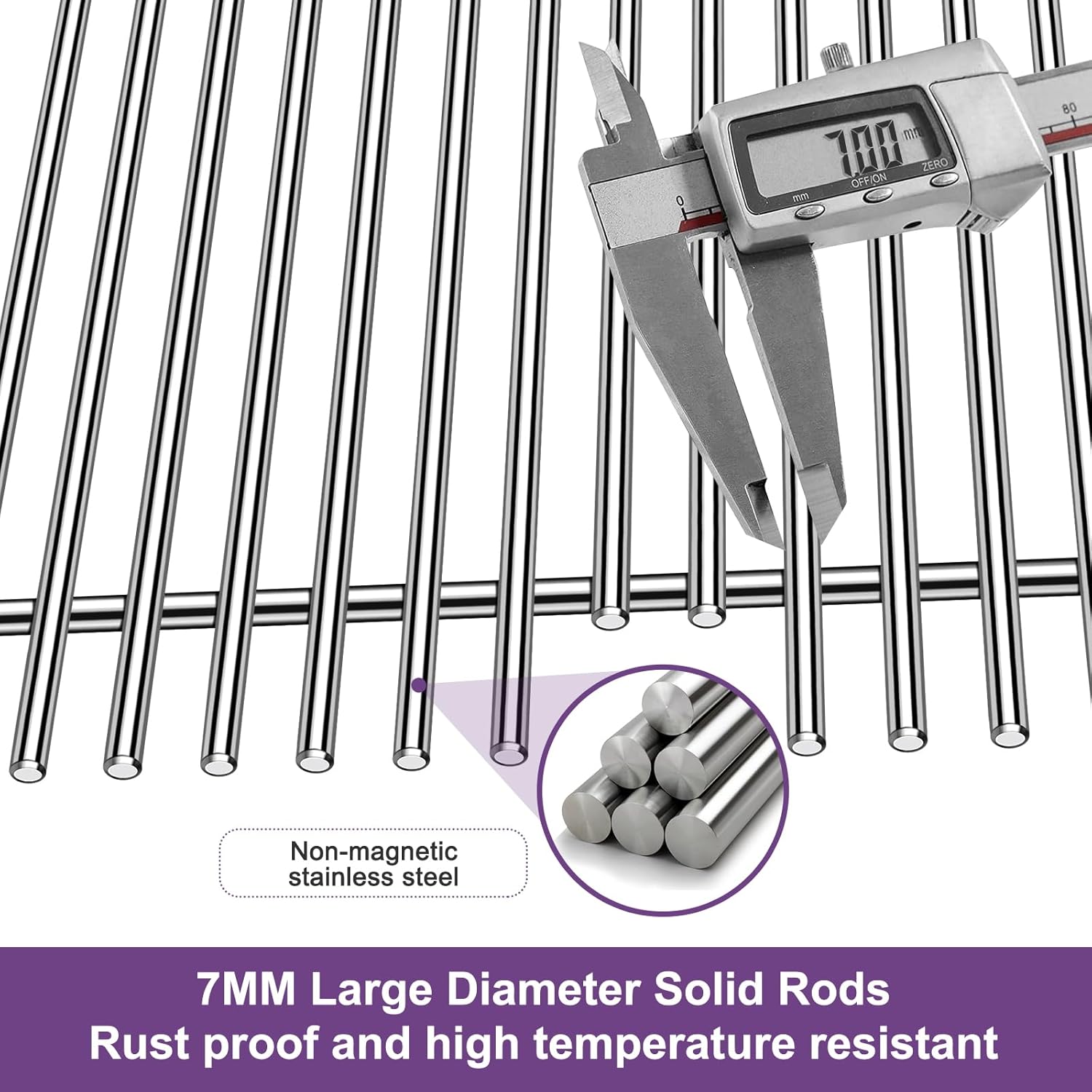 1 Pack 54911 Cooking Grid Grates with 2 Pack 54921 Replacement for Viking VGBQ 30 in T Series, VGBQ 41 in T Series, VGBQ 53 in T Series Gas Grill