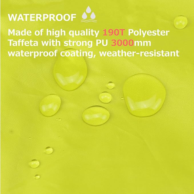 Azarxis Waterproof Camping Tent Tarp Hammock Rain Fly Footprint Ground Cloth Shelter Sunshade Beach Picnic Blanket Mat for Outdoor Camping Park Lawn