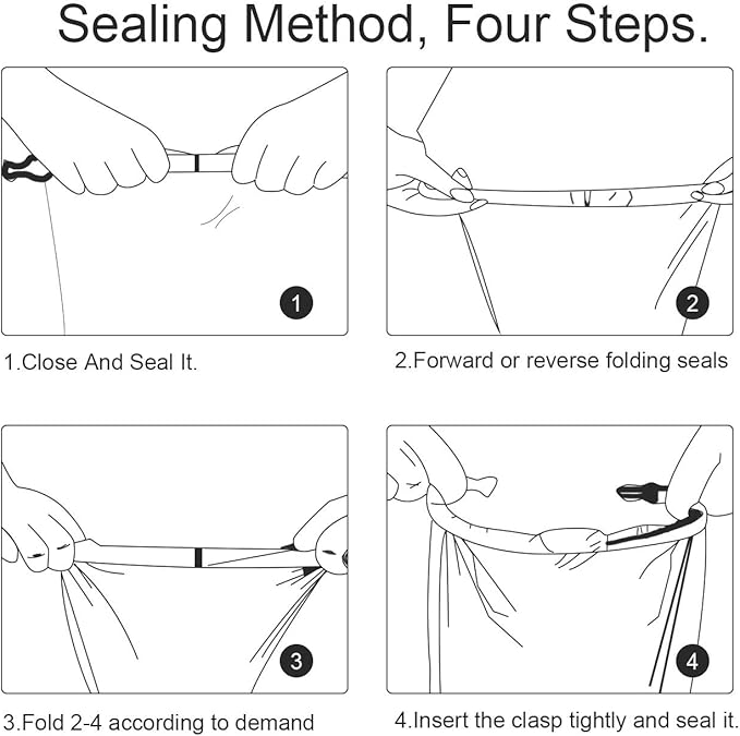 TRENDBOX Roll Top Waterproof Dry Bag Kit Storage Compression Bag Sack Poch Packing Organizers Water Resistant Camping Travel