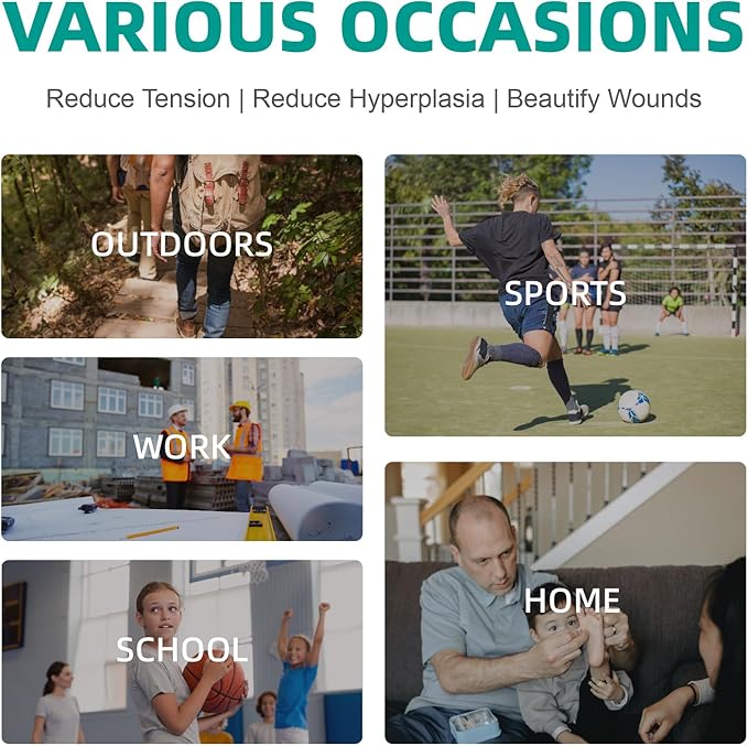 26 PCS First Aid Kit, Wound Closure Strips, 2 Strips x1, 3 Strips x1, 4 Strips x1, Emergency Wound Closure Device Without Stitche, First Aid Supplies Kit at Home Outdoors Sports