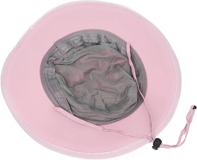 Flammi Mosquito Net Hat Safari Hat UPF 50+ Sun Protection Boonie Hats for Men with Neck Flap Fishing Hiking Hat for Men/Women