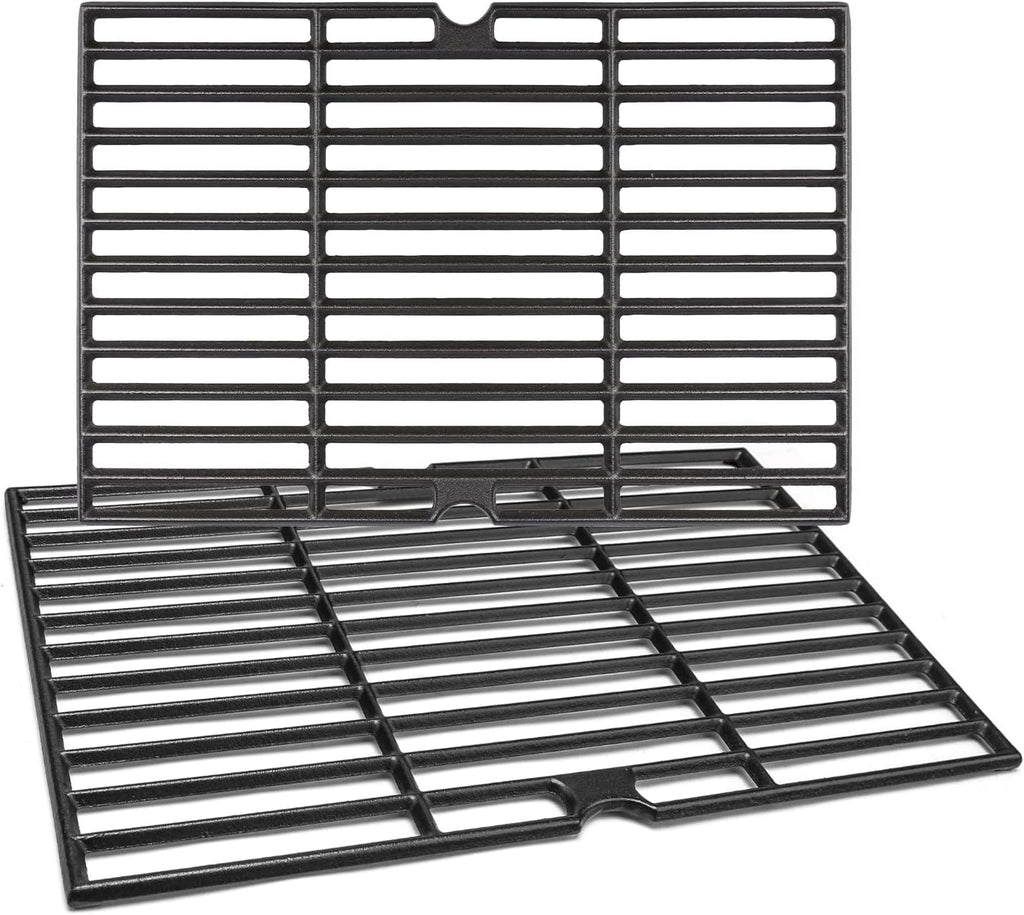 Uniflasy Grill Replacement Parts Kit for Dyna-Glo DGF350CSP DGF350CSP-D DGC350CNP-D 2-Burner Open Cart Propane Gas Grill Heat Plate Shield and Cooking Grid Grates