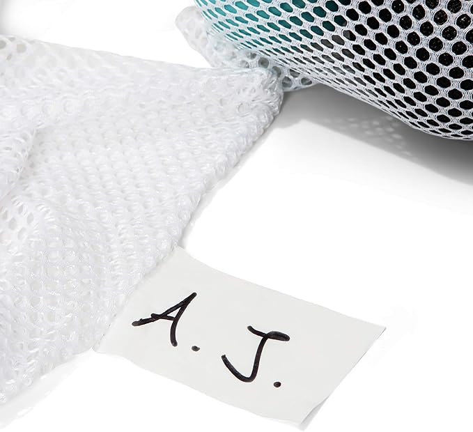 Champion Sports Mesh Equipment Bag – Heavy-Duty Nylon Drawstring Bag with Lock & ID Tag, Breathable Storage Sack for Balls, Swim Gear, Laundry & Toys, Multiple Sizes & Colors