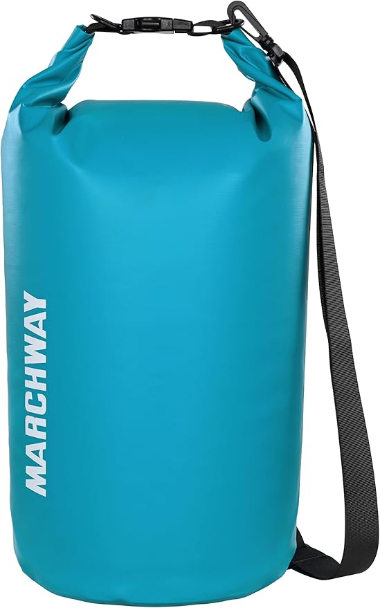 MARCHWAY Floating Waterproof Dry Bag Backpack 5L/10L/20L/30L/40L, Roll Top Sack Keeps Gear Dry for Kayaking, Rafting, Boating, Swimming, Camping, Hiking, Beach, Fishing