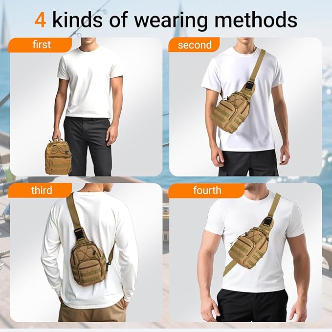 Lightweight Fishing Tackle Backpack Professional Water-Resistant All-in-One Rod Holder & Gear Storage