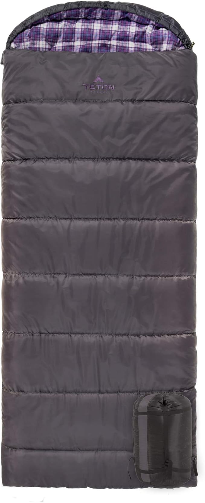 Teton Celsius Regular, -25F, 20F, 0F Degree Sleeping Bags, All Weather Bag for Adults and Kids, Camping Made Easy and Warm, Travel Sack Included