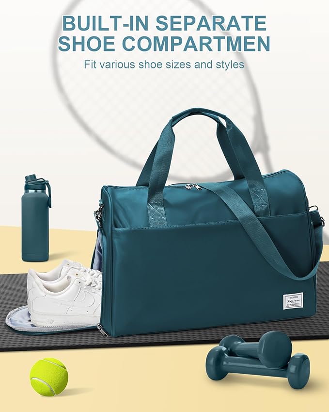 Gym Bag Womens,Travel Duffel Carry on Bag Sport Tote Bag Weekend Overnight Bag