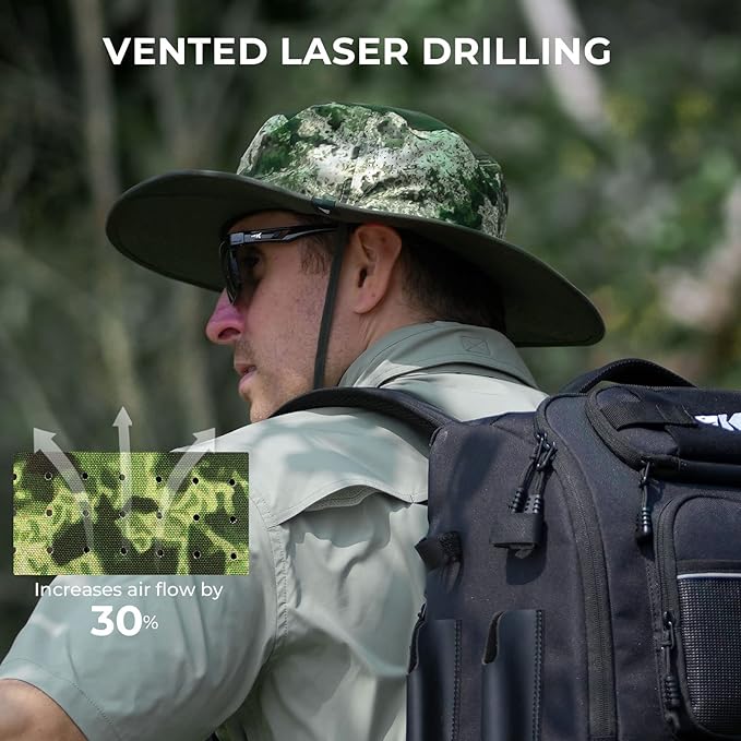 KastKing Sol Armis UPF 50 Boonie Hat - Sun Protection, Fishing, Beach & Hiking, Paddling, Rowing, Kayaking