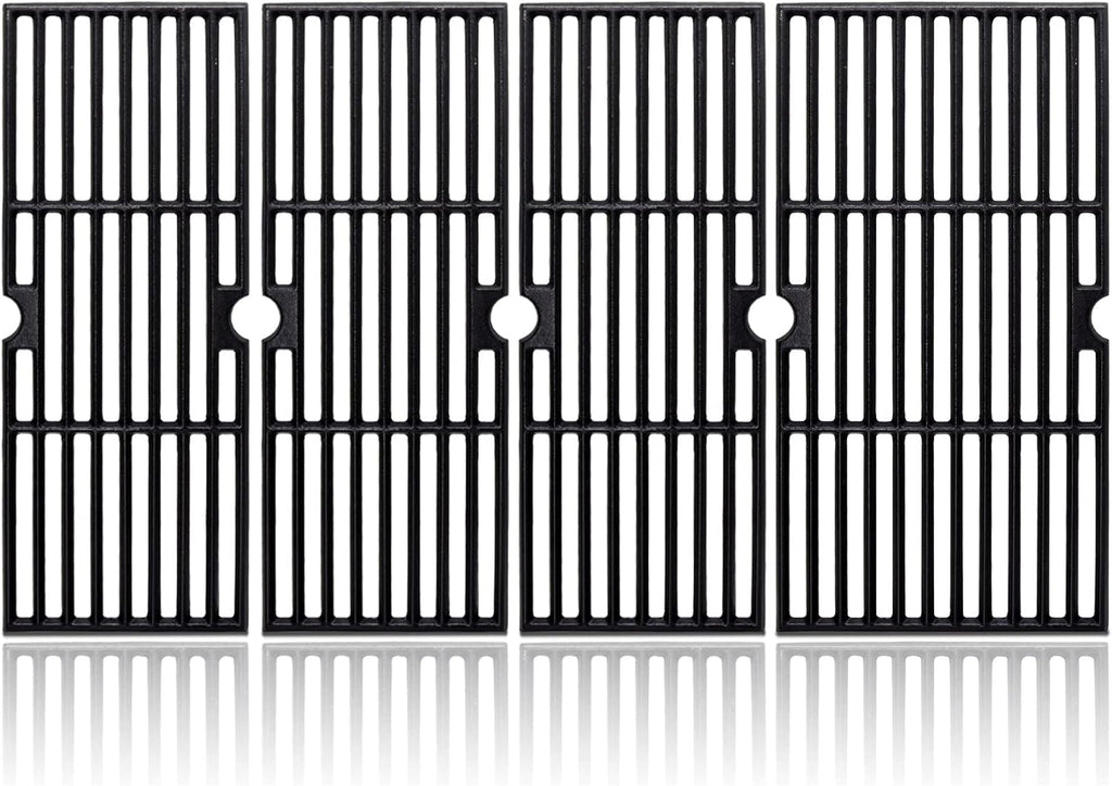 Adviace 18 Inch Cast Iron Grill Grates for Charbroil Performance 463243518, 463275517, 463243519, 463274419, 463274819. Cooking Grid Grates for Char-Broil Grill Replacement Parts