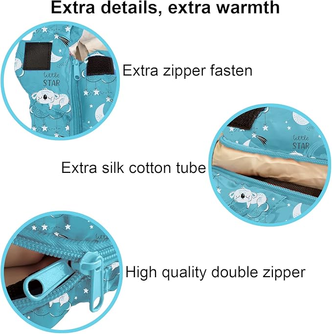 KidzAdventure Mummy Style 32 – 59F Kids Sleeping Bag with Pillow Sleeve, 4 Season, Lightweight and Backpacking Style, Ideal for Camping, Sleepover, Boys, Girls, Youth and Toddlers