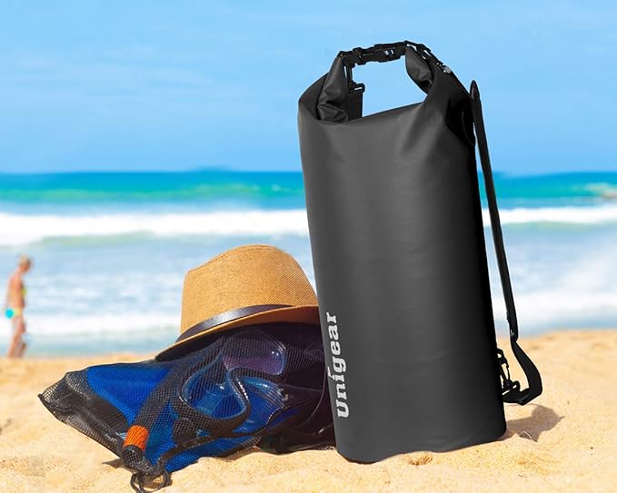 Unigear Dry Bag Waterproof, 2L/5L/10L/20L/30L/40L Floating and Lightweight Bags for Kayaking, Boating, Fishing, Swimming and Camping with Waterproof Phone Case