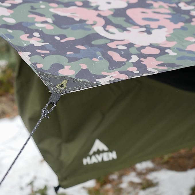 Haven Tents Lay Flat Hammock Tent - Waterproof Tent & Camping Hammock with Mosquito Net - Includes Insulated Pad and Rainfly - Haven Tent, Haven XL, Haven Safari