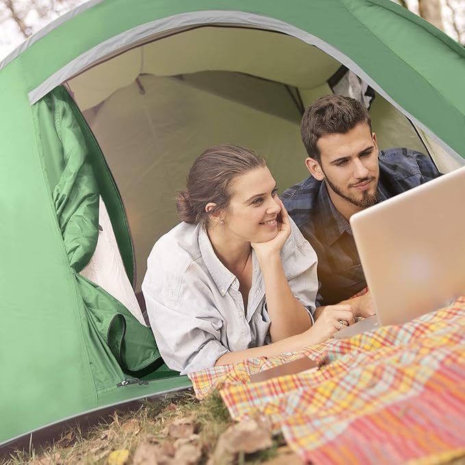 CAMEL CROWN Tents for Camping 2/3/4/5 Person Camping Dome Tent, Waterproof,Spacious, Lightweight Portable Backpacking Tent for Outdoor Camping/Hiking