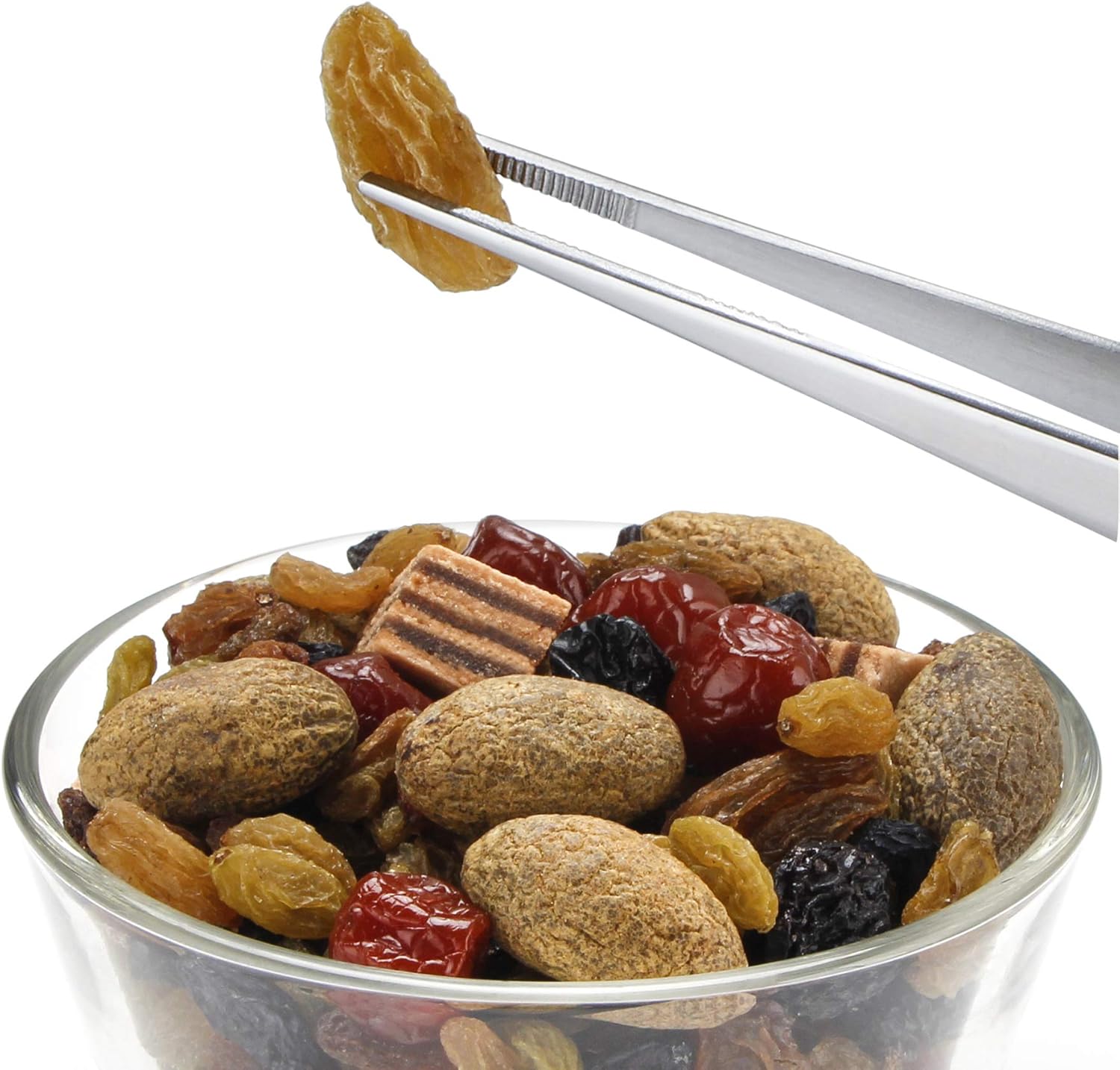 6.5 Inch Kitchen Tweezers Fine Tweezer Tongs, MSY BIGSUNNY Stainless Steel Food Tweezers Multi-function Cooking Tongs Kitchen Serving Tong