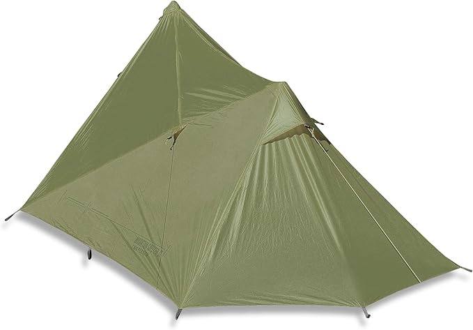 Mountainsmith Lightweight Shelter, 2-Person 3 Season Rain Fly Tent Tarp, 12x7FT Shelter Canopy for Outdoor Backpacking, Hiking, Pinon Green