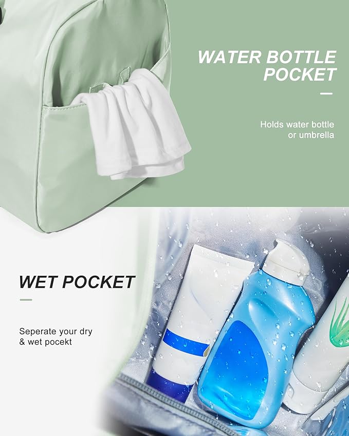 Gym Bag Womens,Travel Duffel Carry on Bag Sport Tote Bag Weekend Overnight Bag