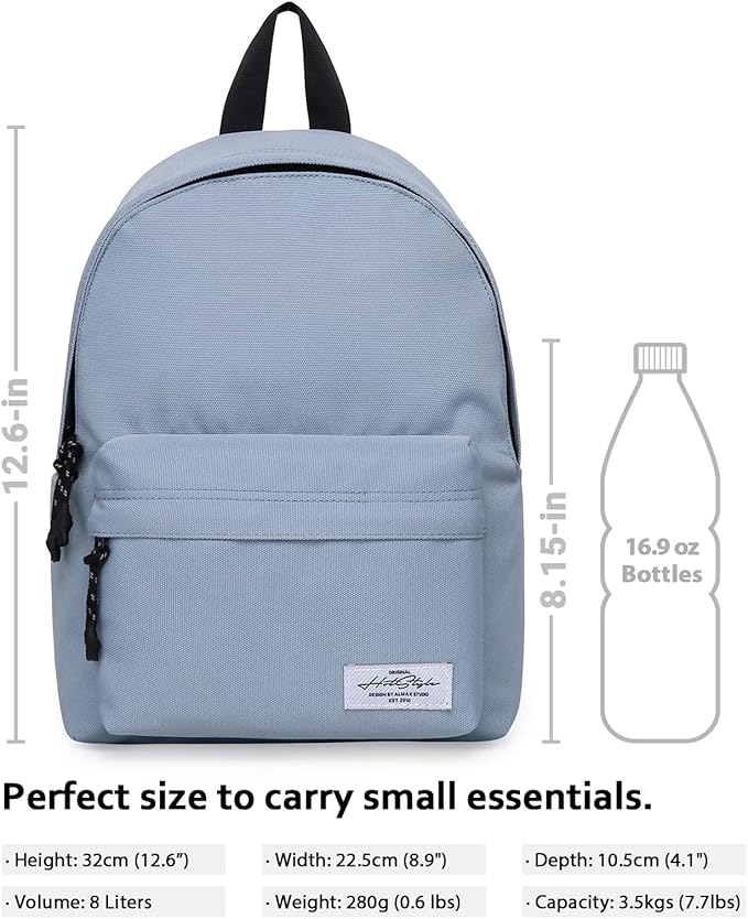 HotStyle SIMPLAY+ Mini Backpack, Multiple Colors and Patterns, 8 Litres