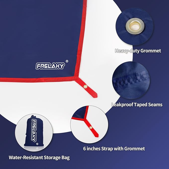 Frelaxy Tent Footprint, Waterproof Camping Tarp, Durable Tent Floor to Elevate Your Camping, Hiking, Backpacking, Hammock, Beach Experience