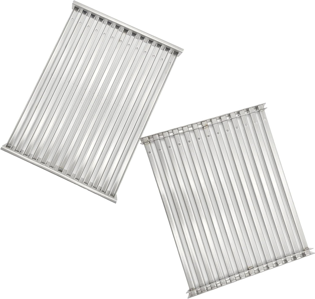 S375 Stainless Steel Cooking Grid Grates Replacement Parts for TEC Patio II and Sterling II Gas Grill (2-Pack) 14-3/4" X 12-3/4"