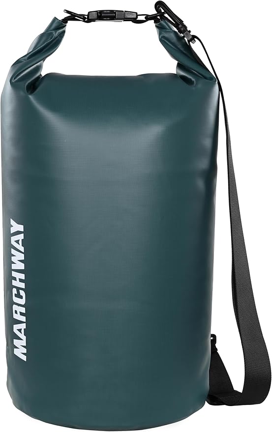 MARCHWAY Floating Waterproof Dry Bag Backpack 5L/10L/20L/30L/40L, Roll Top Sack Keeps Gear Dry for Kayaking, Rafting, Boating, Swimming, Camping, Hiking, Beach, Fishing