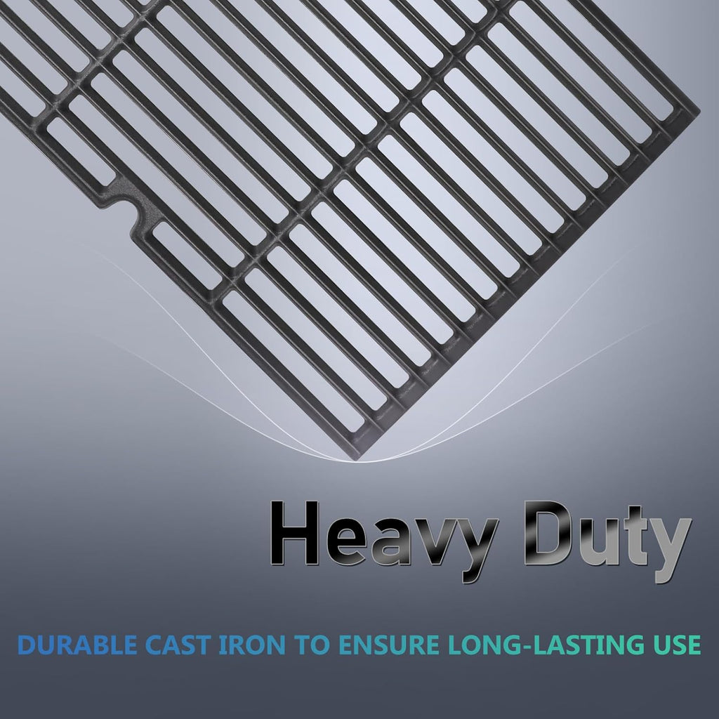 Hiorucet Grill Grates & Heat Plates for Charbroil Commercial Series 4-Burner Gas Grill Replacement Parts, Char Broil 463244011, 463247009, 463268007, 463247412, 463268008, 463268606, 463268706.