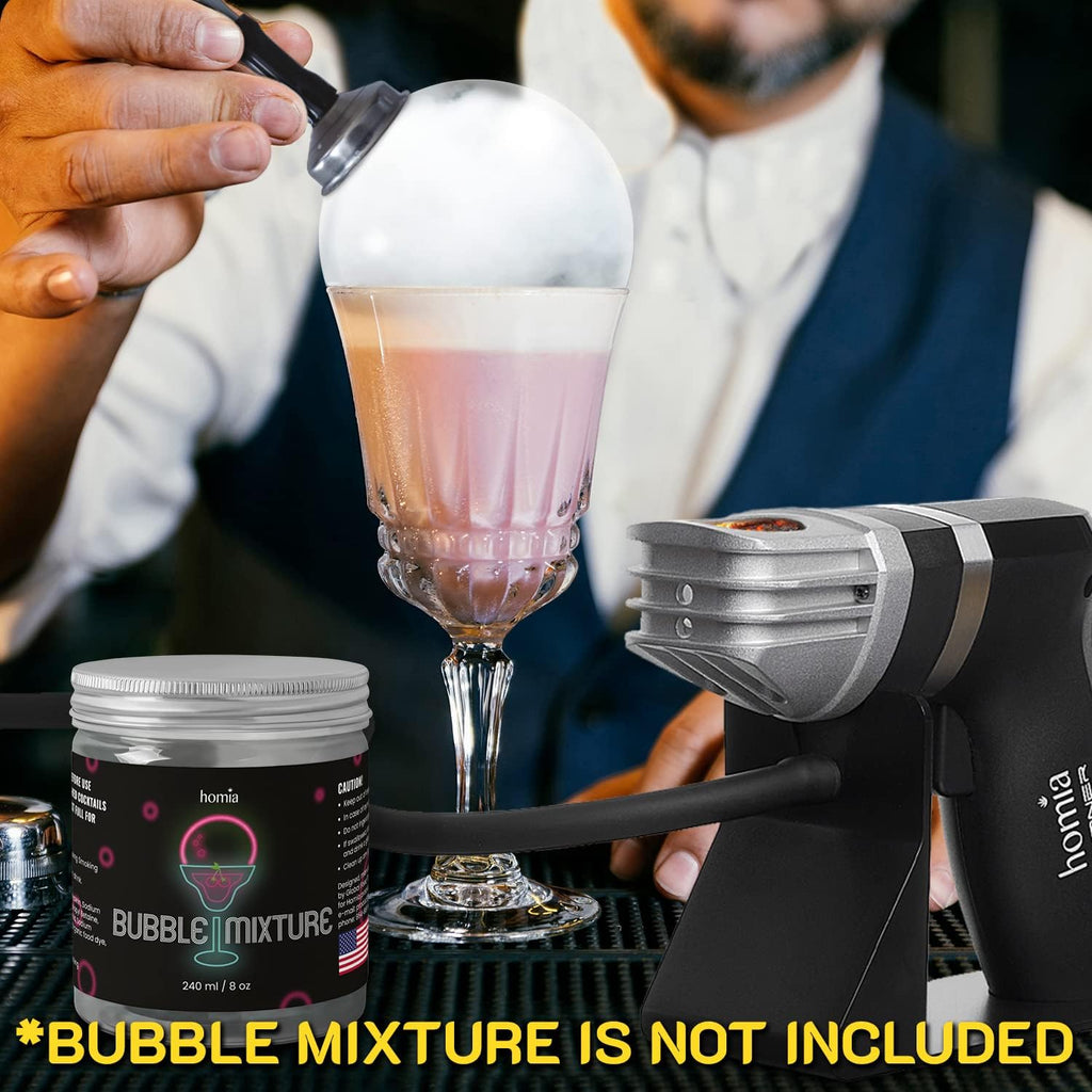 Cocktail Smoker Kit - Whiskey Smoker Kit - Smoke Infuser Birner PRO - Starter Kit, 11 PCS, with Accessories and Wood Chips - Indoor Smoker - Gift for Men