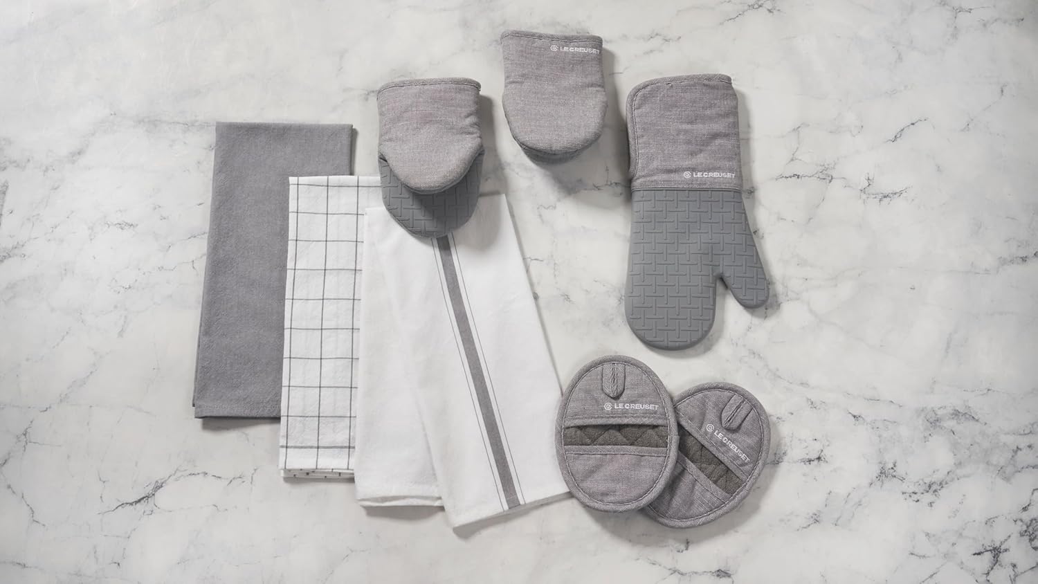 Le Creuset Textile Oven Mitt,15", Charbon