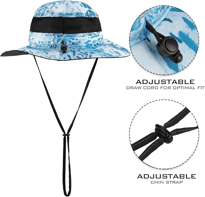 KastKing Sol Armis UPF 50 Boonie Hat - Sun Protection, Fishing, Beach & Hiking, Paddling, Rowing, Kayaking