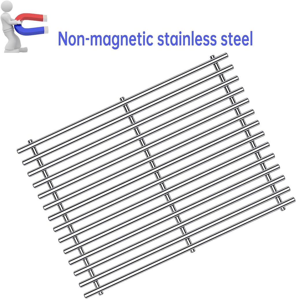 9MM Grill Grates Replacement Flavorizer Bars for 7535 7522 Weber Spirit Grill Spirit E-210, S-210, E-200, S-200, Weber Genesis Silver A, Spirit 500, Spirit 200 Series, 15” BBQ Grill Parts Grid