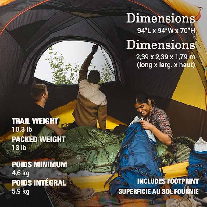 Coleman PEAK1 Premium Backpacking Tent, Waterproof Fabric with 2,000mm Waterhead Rating can Withstand Winds up to 45 MPH; Wide Door, Star View Window, & Footprint Included, 1/2/3/4/6 Person Tent