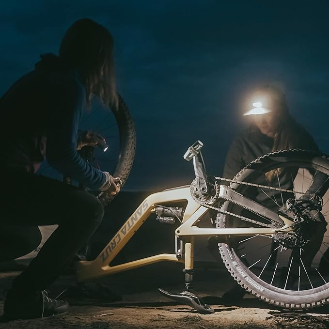 AMPEX Rechargeable Flashlight | 300 Lumen LED Flashlight, Waterproof, Red Mode, USB-C, Essential Camping Accessories with Tactical 200h Runtime