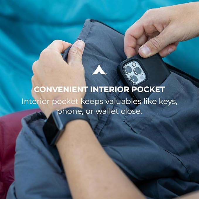 Teton Celsius Regular, -25F, 20F, 0F Degree Sleeping Bags, All Weather Bag for Adults and Kids, Camping Made Easy and Warm, Travel Sack Included