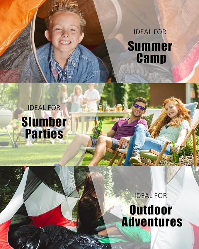 Sleeping Bags for Adults Backpacking Lightweight Waterproof- Cold Weather Sleeping Bag for Girls Boys Mens for Warm Camping Hiking Outdoor Travel Hunting with Compression Bags